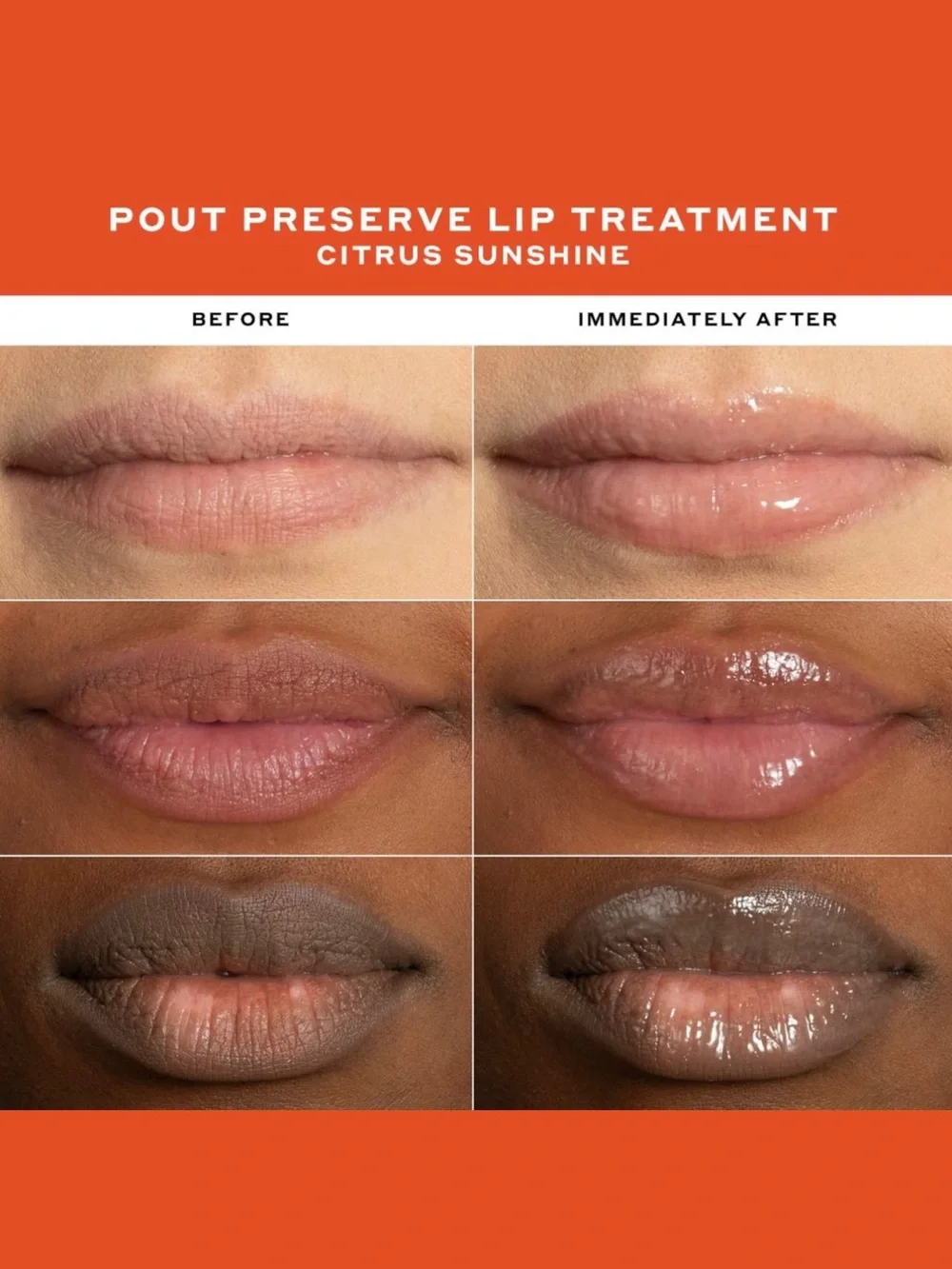 BNIB Ole Henriksen Pout Preserve Peptide Lip Treatment Citrus Sunshine